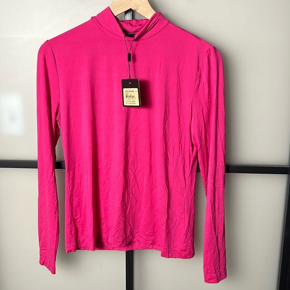 NWT St. John Turtleneck Top Size Medium